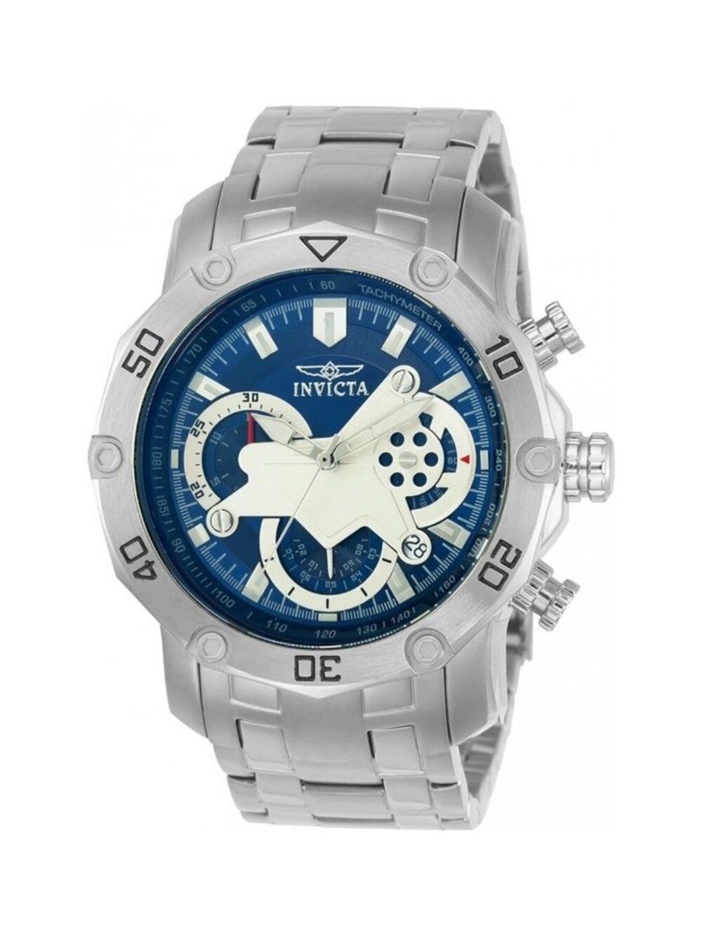 NWT Invicta Pro Diver Chronograph Blue Dial Men's Watch